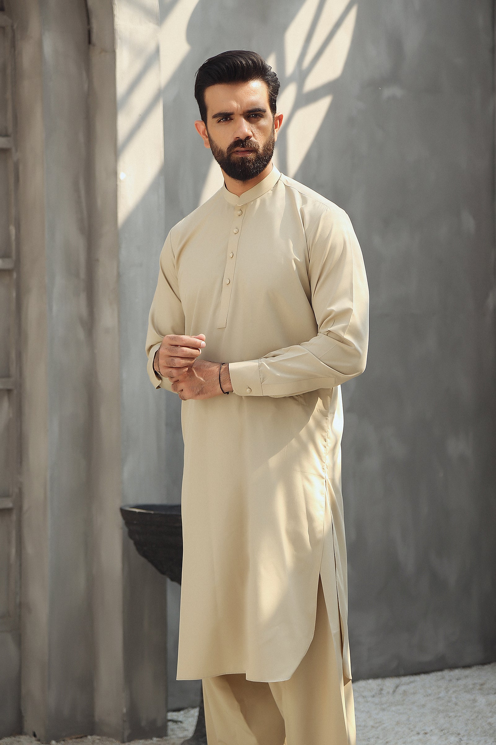 2PC  STITCHED-GLORY KHAKI IST-117