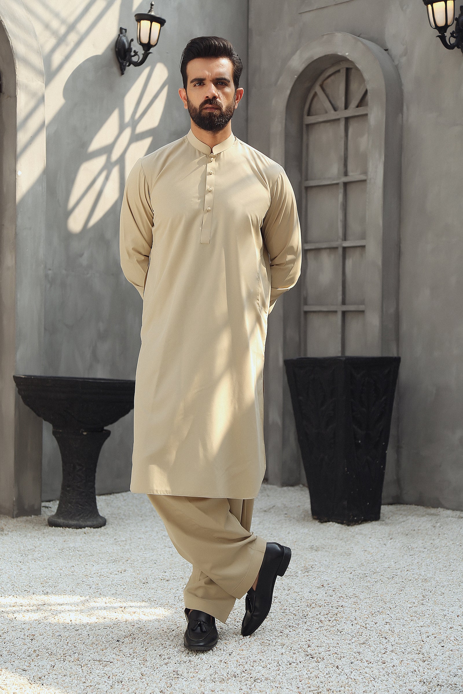 2PC  STITCHED-GLORY KHAKI IST-117