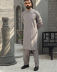 2PC STITCHED-NOVEL SMOKE GREY IST-50