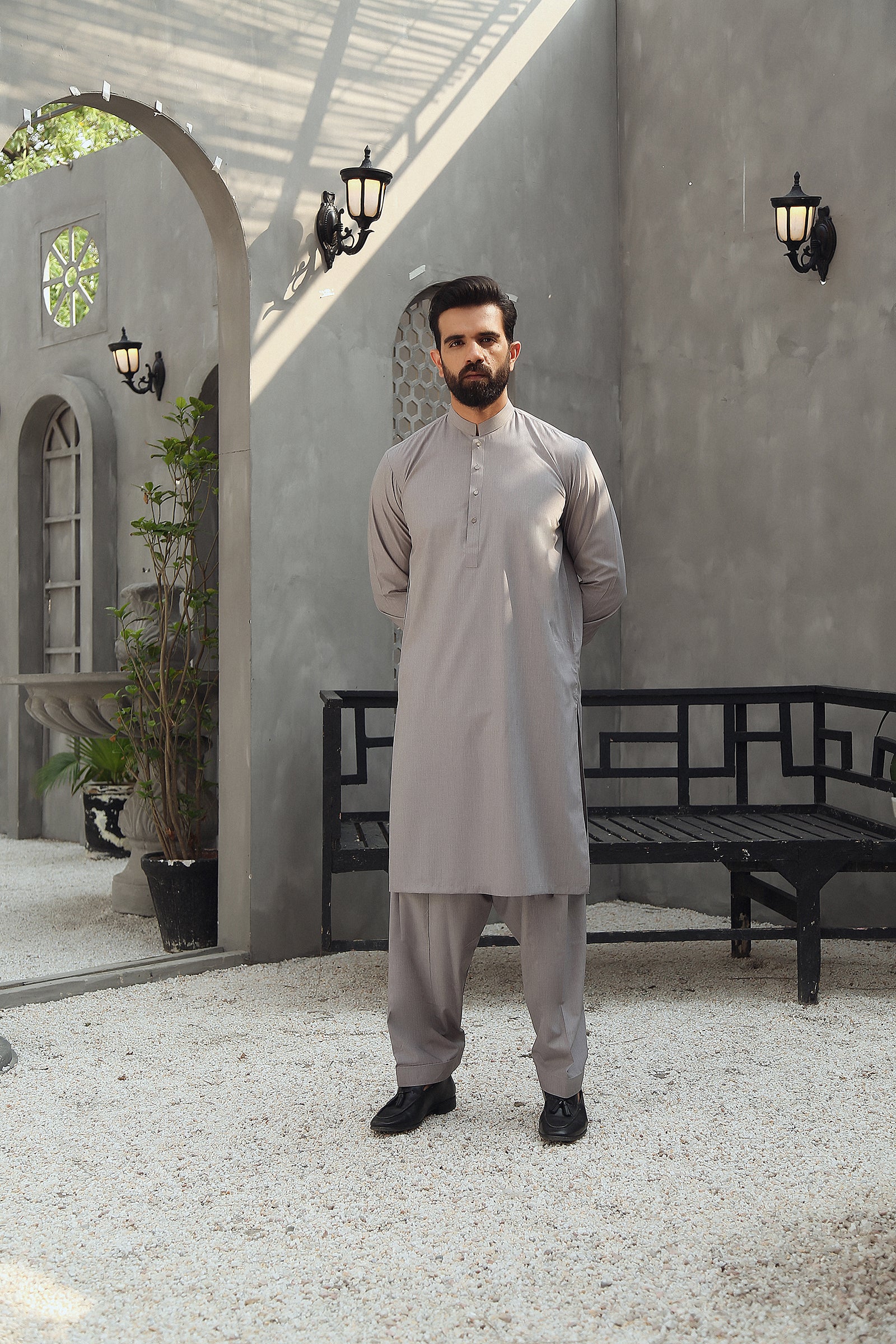 2PC  STITCHED-NOVEL SMOKE GREY IST-50