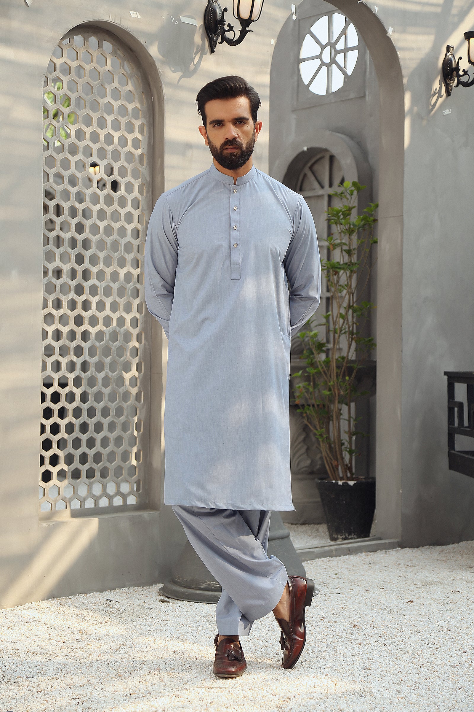 2PC  STITCHED-NOVEL INDIGO IST-50