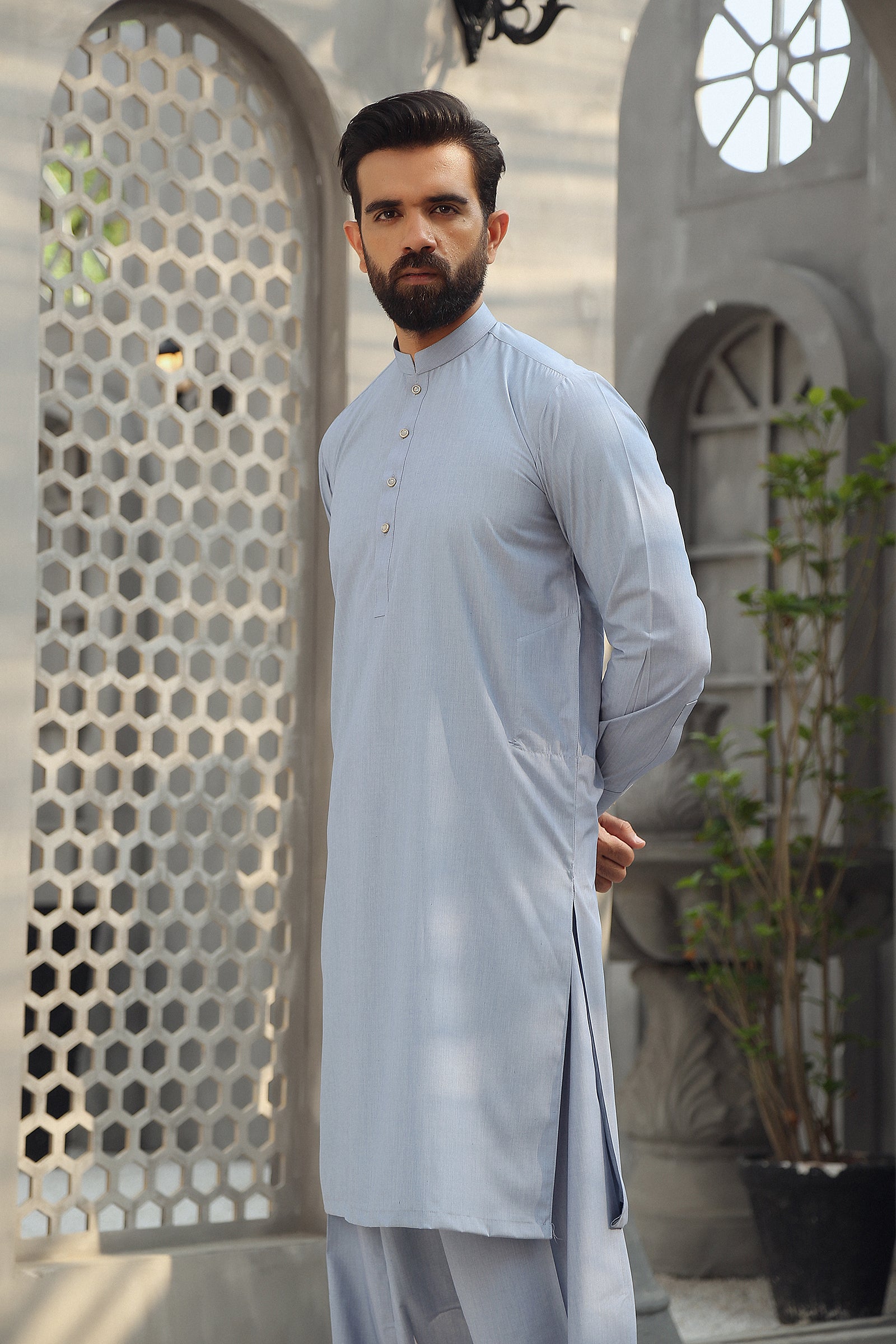 2PC  STITCHED-NOVEL INDIGO IST-50