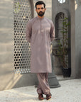 2PC STITCHED-NOVEL ROSY BROWN IST-50