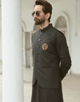 3PC STITCHED-BURJ BLACK IST-06