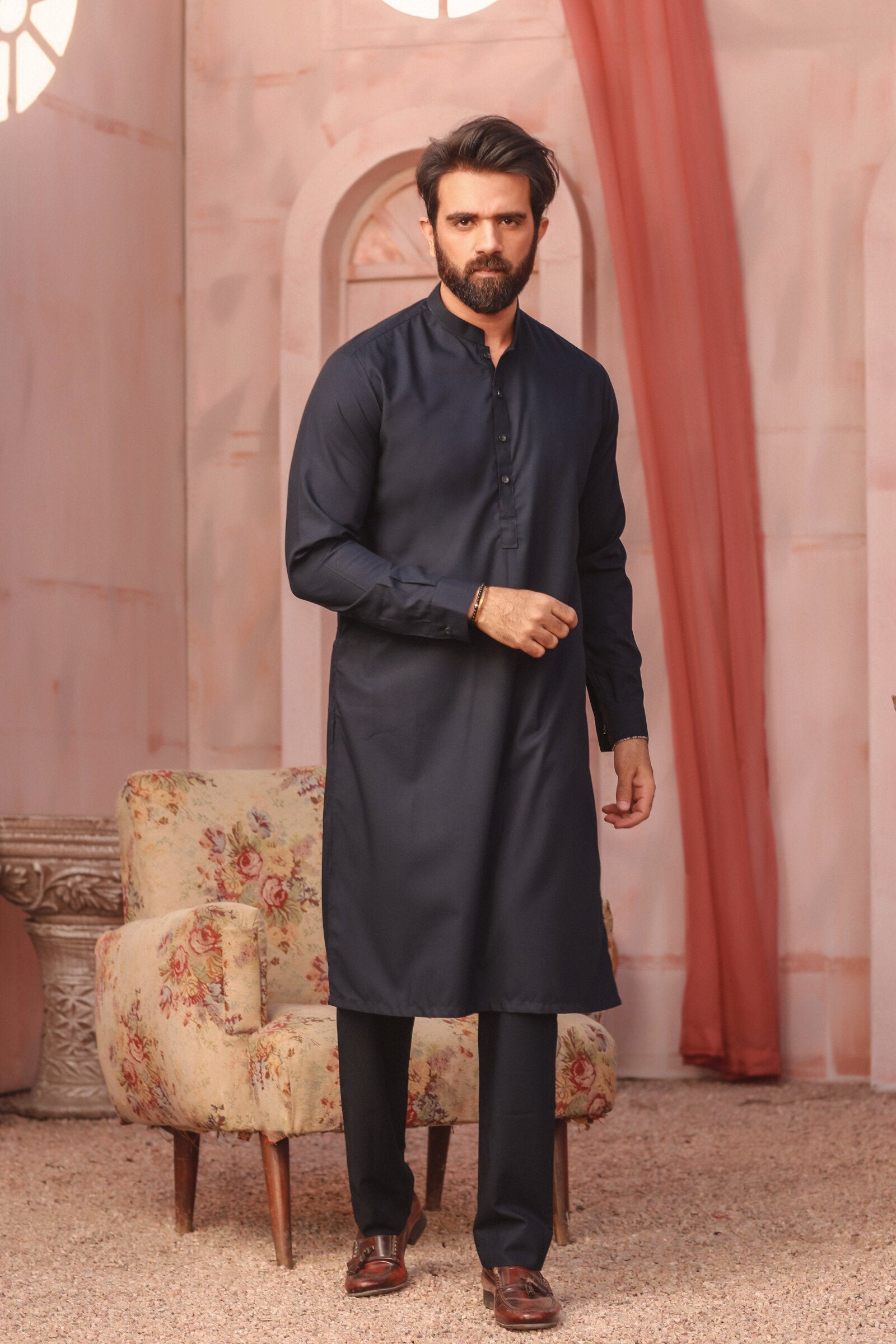 3PC STITCHED-EMIR NAVY IST-07