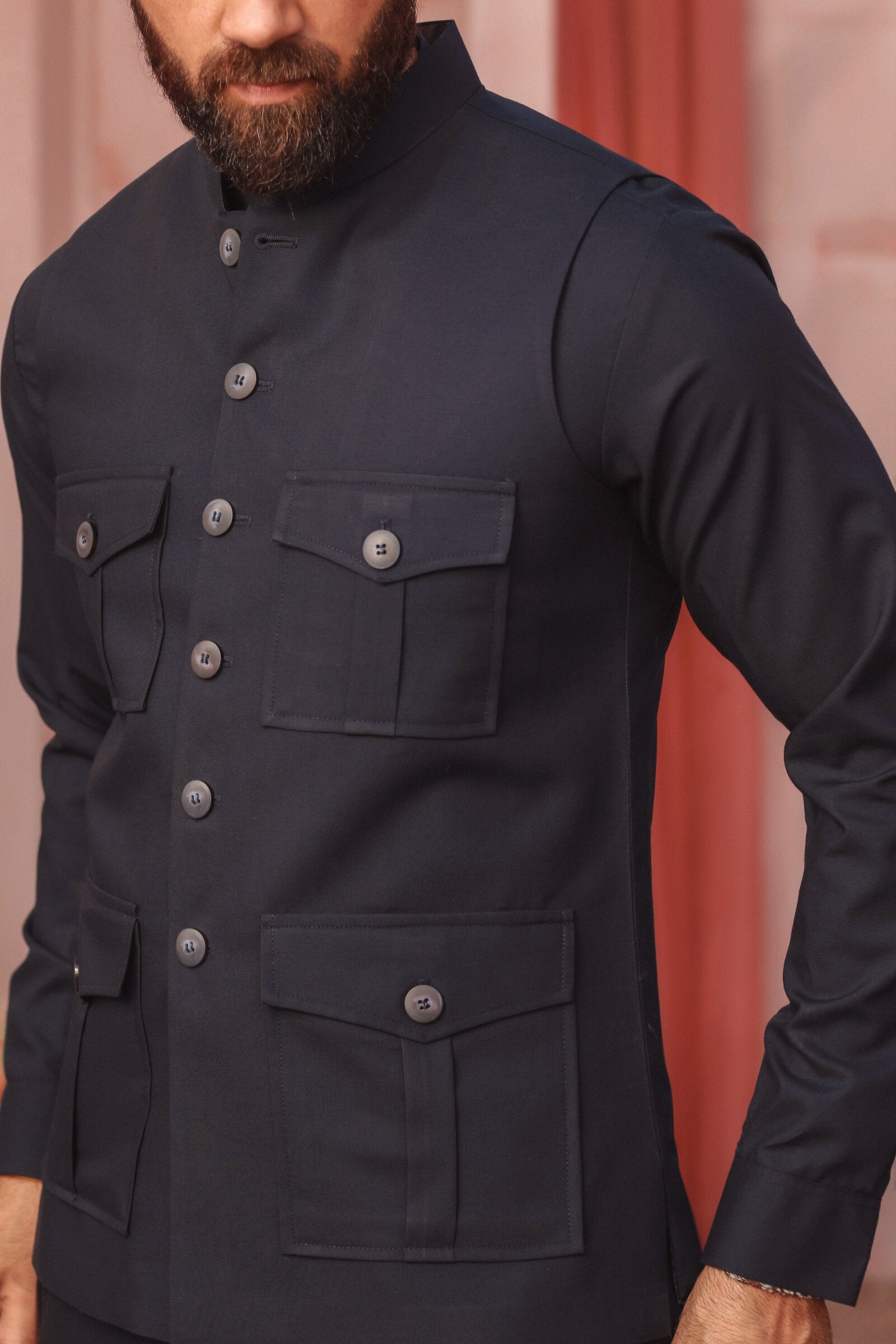 3PC STITCHED-EMIR NAVY IST-07
