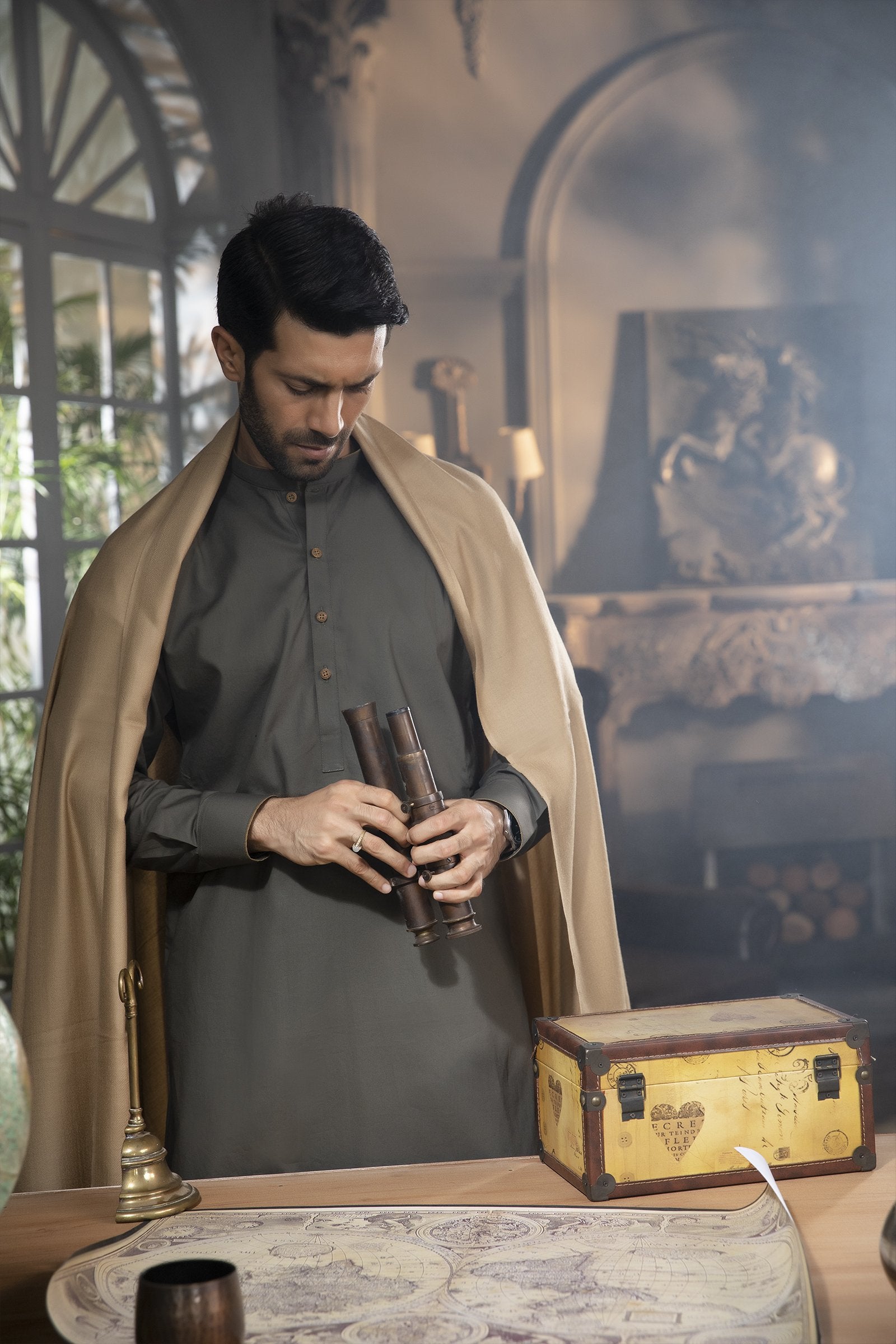 2PC STITCHED-WASF COMMANDO GREEN IST-04