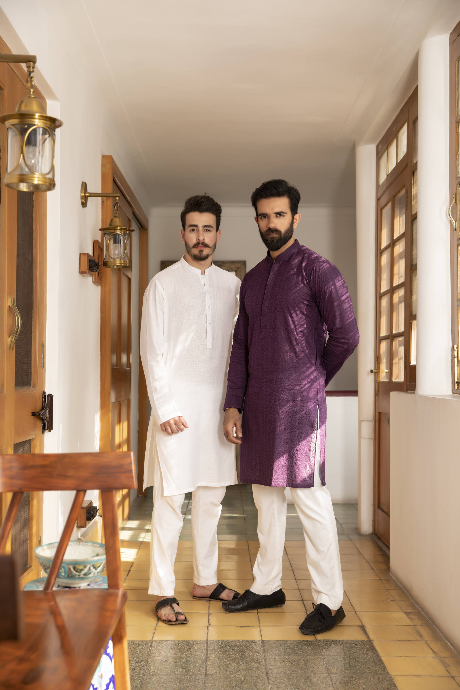 1PC STITCHED-PLUM KURTA IST-15