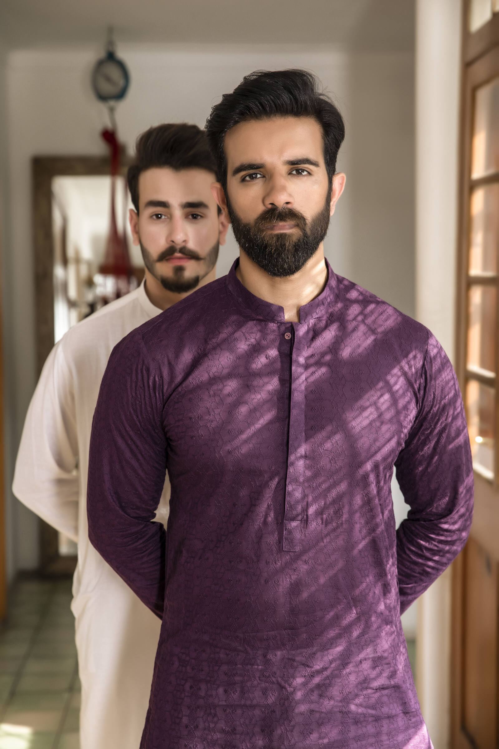 1PC STITCHED-PLUM KURTA IST-15