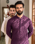 1PC STITCHED-PLUM KURTA IST-15