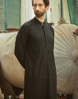 1PC STITCHED-BLACK KURTA IST-44