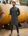 1PC STITCHED-NAVY KURTA IST-45