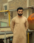 1PC STITCHED-BEIGE KURTA IST-46