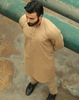 1PC STITCHED-BEIGE KURTA IST-46