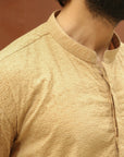 1PC STITCHED-BEIGE KURTA IST-46