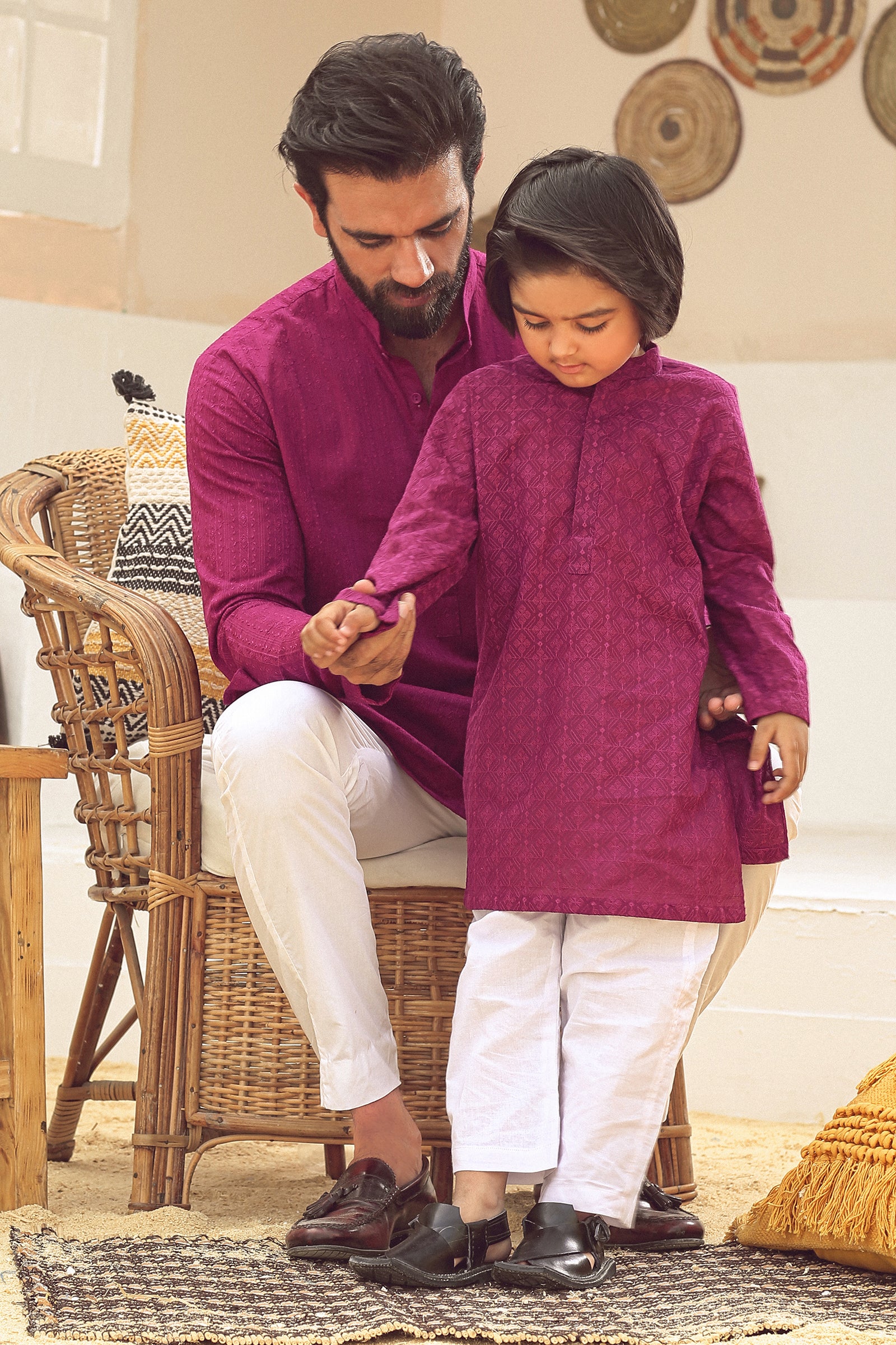 2PC STITCHED-MARJANDA KIDS SUIT IST-99