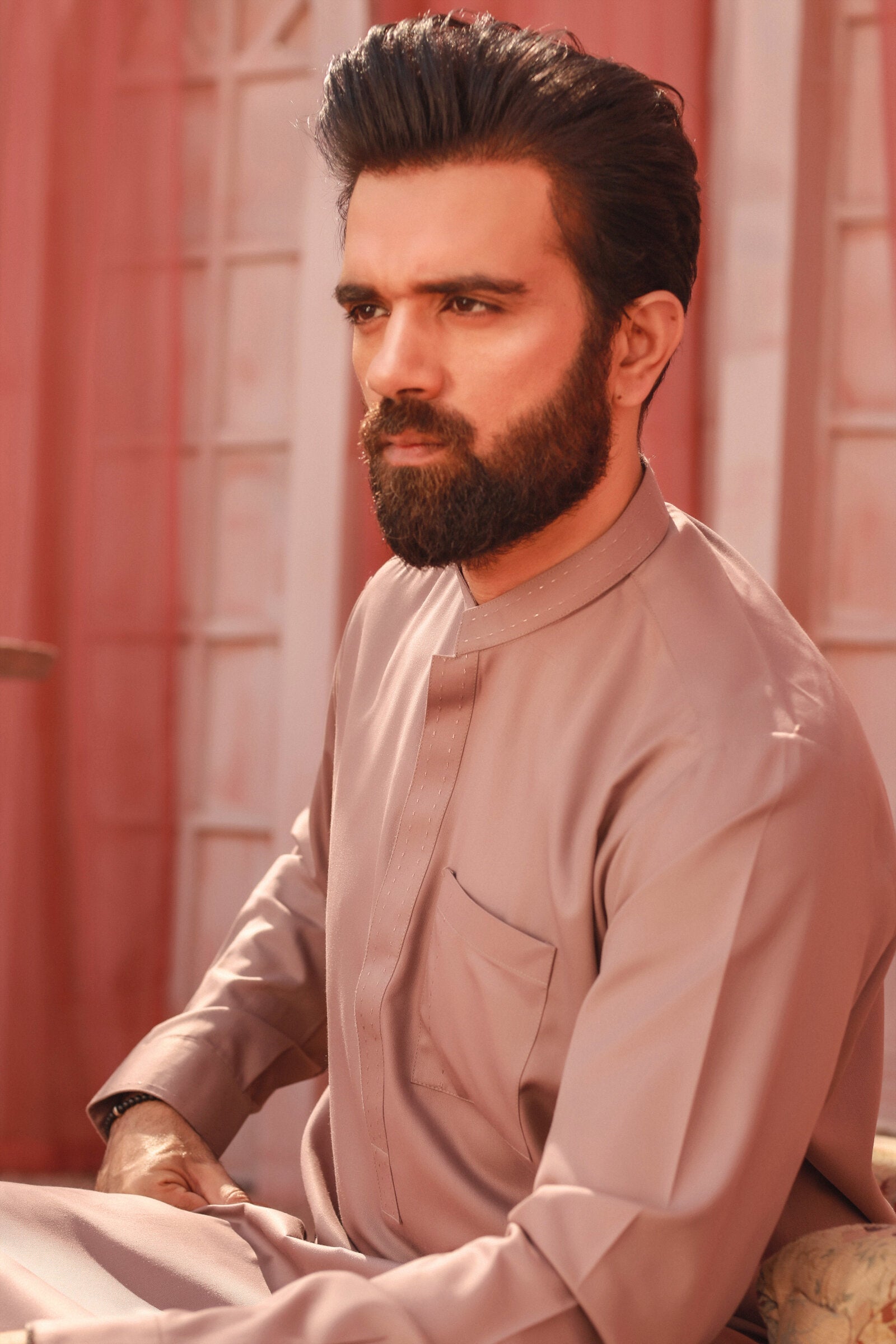 2PC STITCHED-KARVAAN BISCUIT IST-03