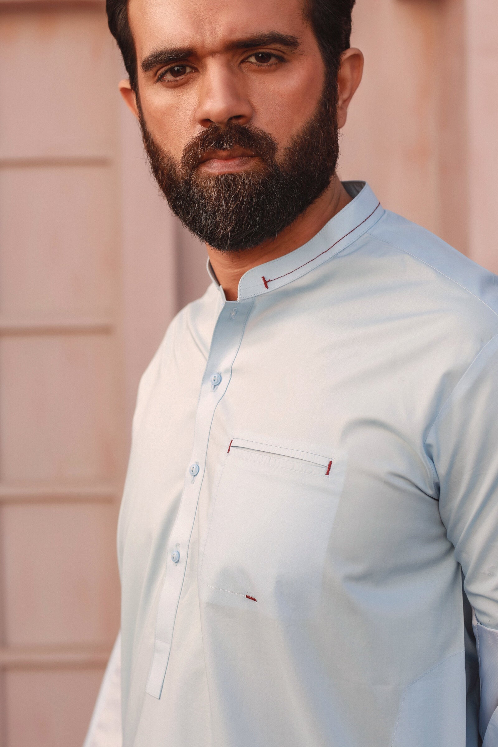 2PC STITCHED-SILVER STAR AQUA IST-05