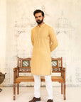 1PC STITCHED-YELLOW KURTA IST-30