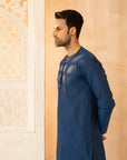 2PC STITCHED-BLUE SUIT IST-27