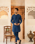 2PC STITCHED-BLUE SUIT IST-27