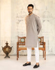 1PC STITCHED-PASTEL BROWN KURTA IST-36