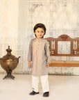 1PC STITCHED-PASTEL BROWN KURTA IST-36