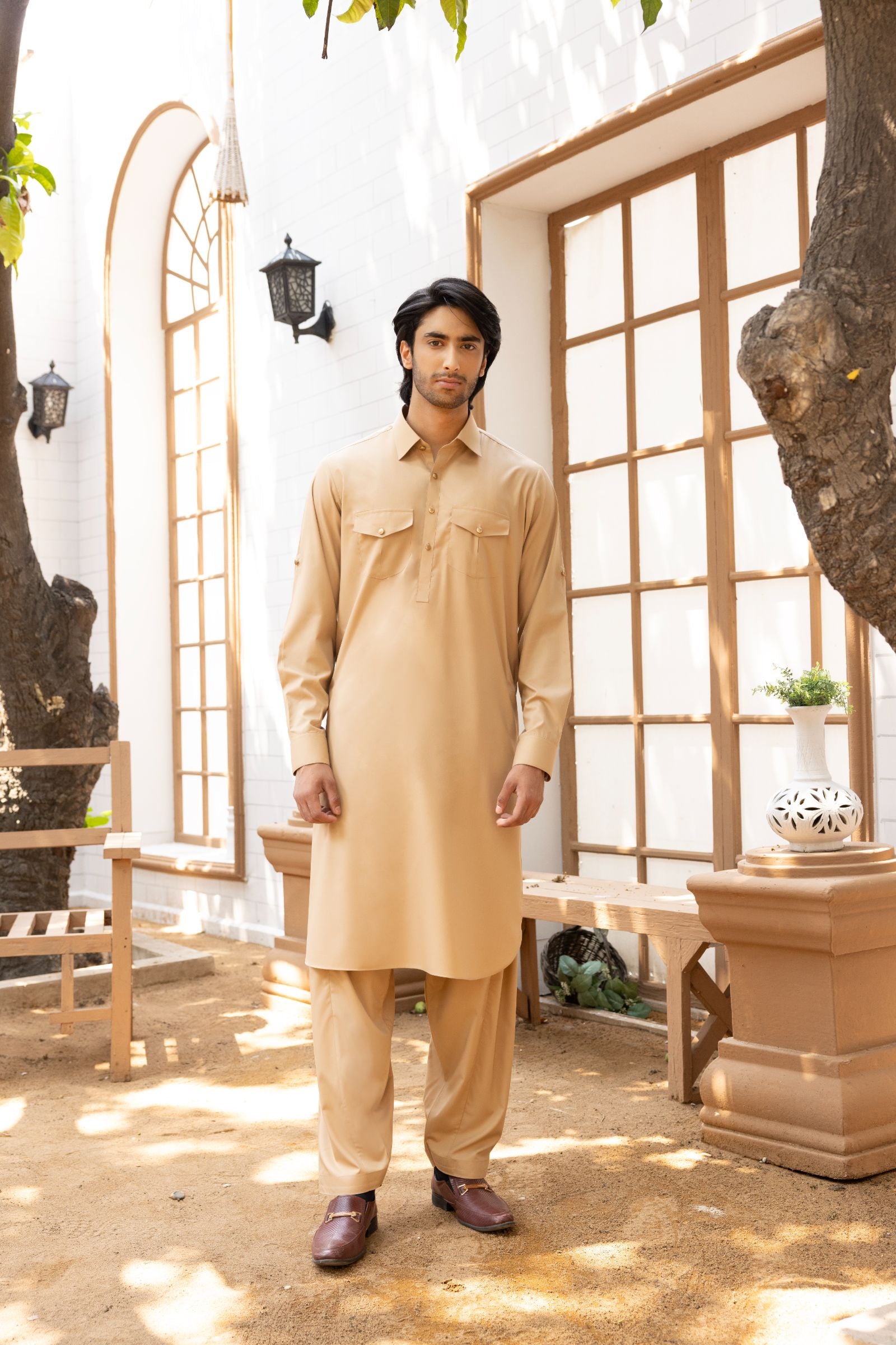 2Pc Khaki Inizio S-M-S-IST-5001 - Image 1