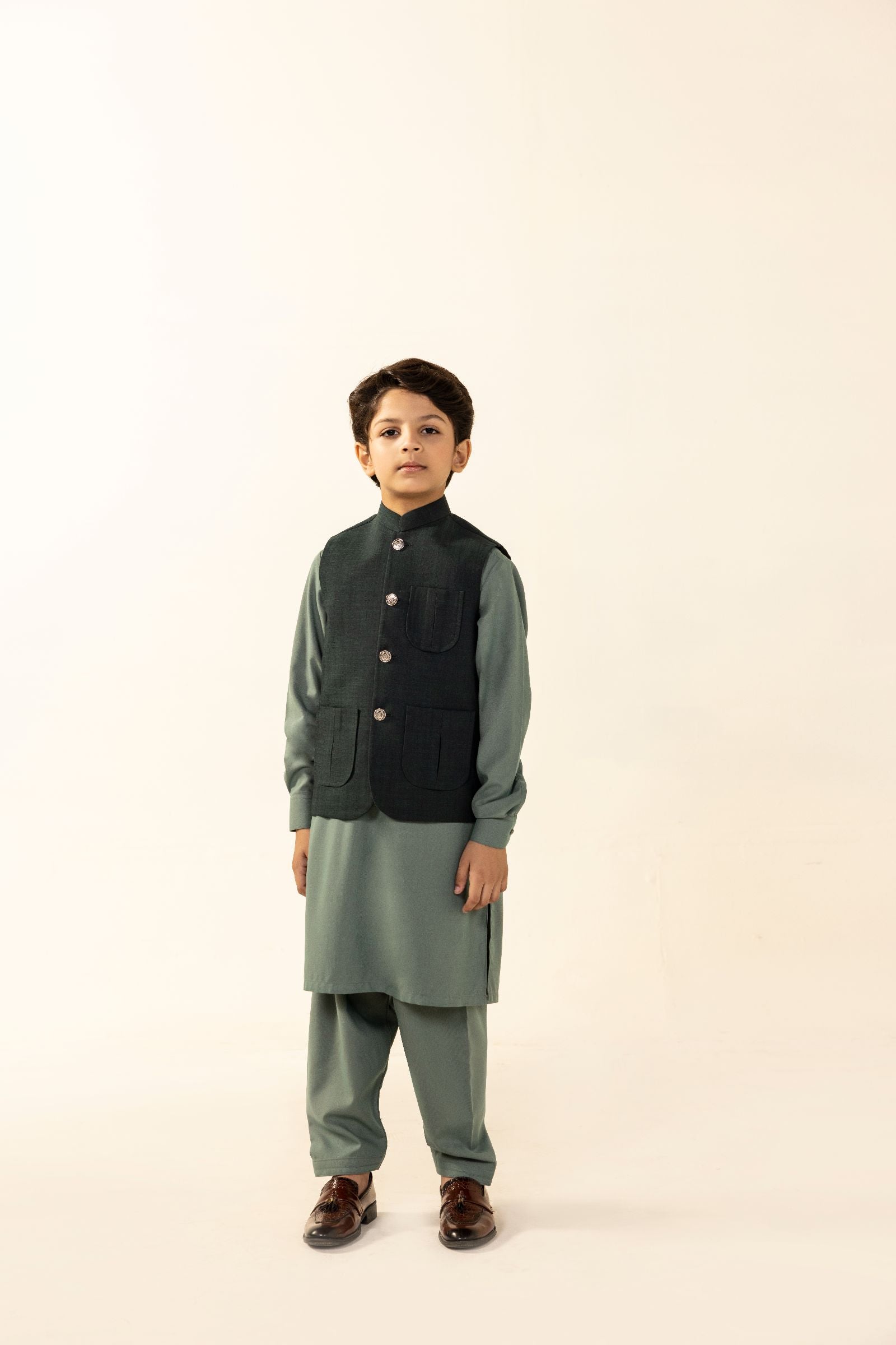 3 Pc Forest Green Nova-KR-K-6-IST-3058 - Image 1