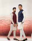 WAISTCOAT-JACQUARD-NAVY-IST-109