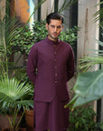 WAISTCOAT-EMPIRE PLUM IST-153