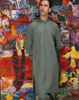 2PC STITCHED-EMPIRE SAGE IST-144