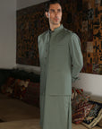 2PC STITCHED-EMPIRE SAGE IST-144