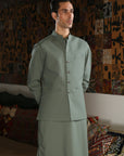 WAISTCOAT-EMPIRE SAGE IST-154