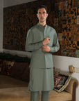 WAISTCOAT-EMPIRE SAGE IST-154