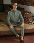 2PC STITCHED-EMPIRE SAGE IST-144