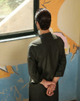 2PC STITCHED-MARKHOR FOREST GREEN IST-48