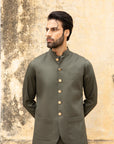 2PC STITCHED-CARDOBA DARK OLIVE IST-55