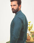 1PC STITCHED GREEN KURTA IST-84