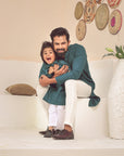 1PC STITCHED GREEN KURTA IST-79