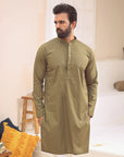 1PC STITCHED MEHNDI KURTA IST-86