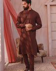 3PC STITCHED-EMIR MAROON IST-07