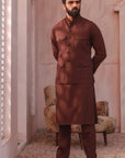 3PC STITCHED-EMIR MAROON IST-07