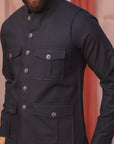 3PC STITCHED-EMIR NAVY IST-07