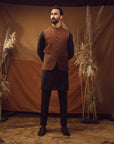 WAISTCOAT-KHADDAR MULTI COLOR IST-62