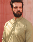 2PC STITCHED-KARVAAN APPLE GREEN IST-03