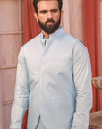 2PC STITCHED-SILVER STAR AQUA IST-05