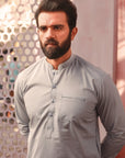 2PC STITCHED-SILVER STAR LIGHT GREY IST-05