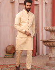 3PC STITCHED-WASF BEIGE IST-04