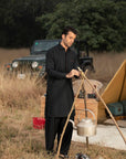 2PC STITCHED-EMIR BLACK IST-07